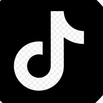 tiktok logo white